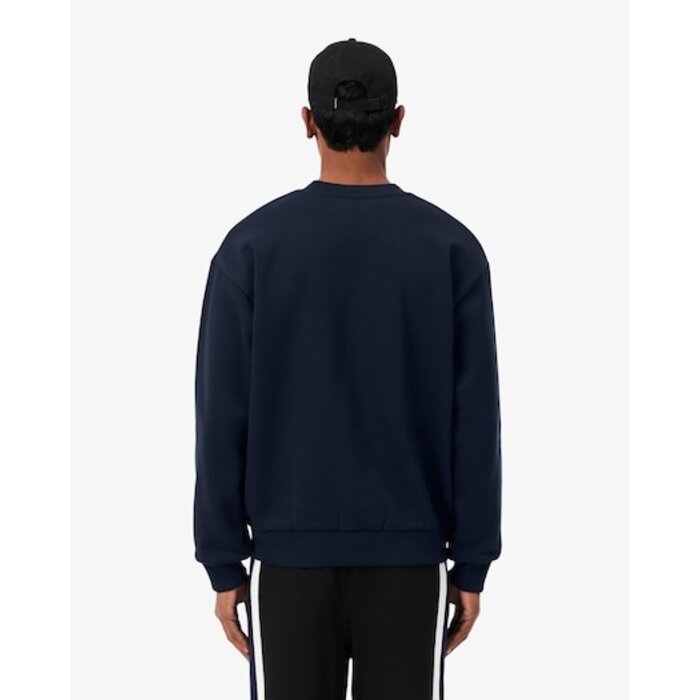 Lacoste Sweatshirt Molleton Coton - Bleu Marine