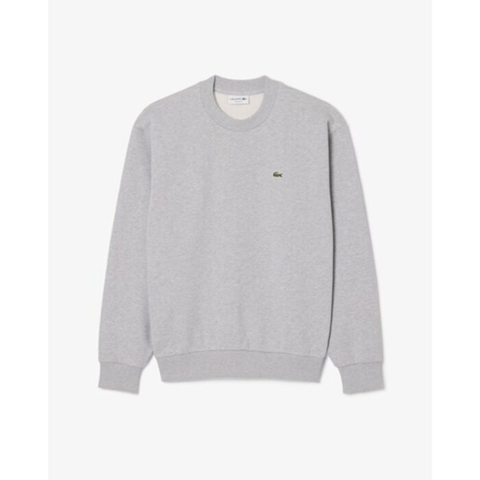 Lacoste Sweatshirt Molleton Coton - Gris Chine