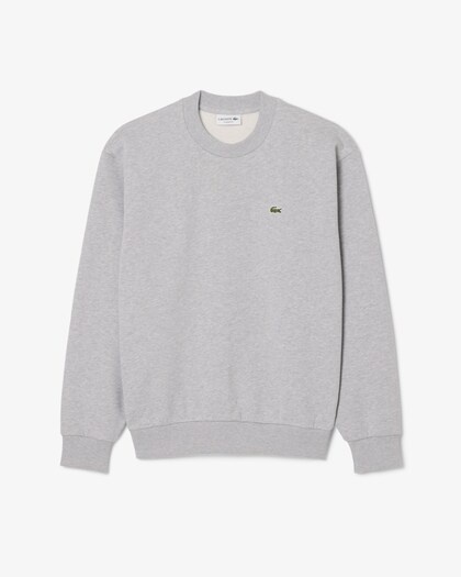 Lacoste Sweatshirt Molleton Coton - Gris Chine