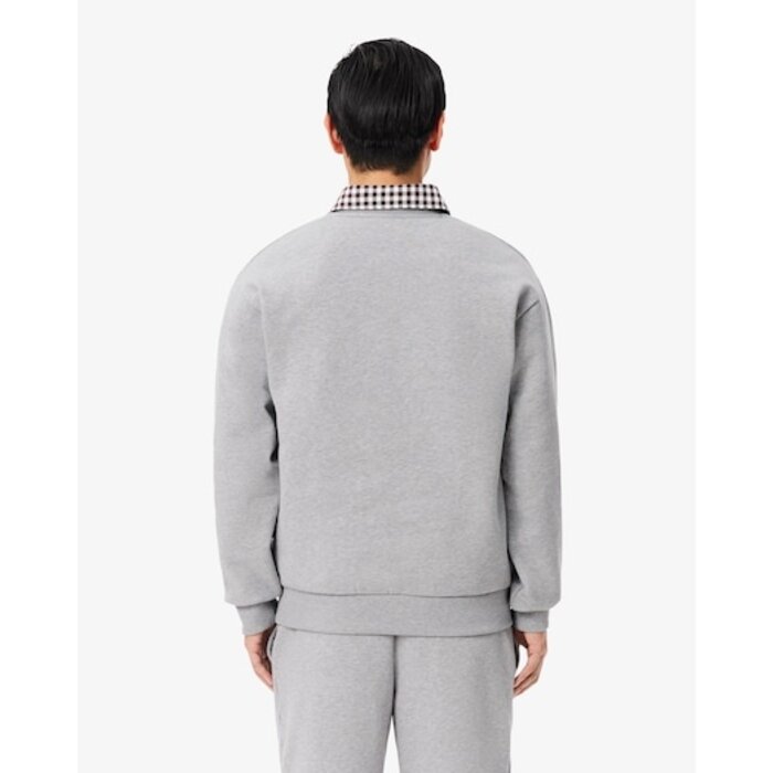 Lacoste Sweatshirt Molleton Coton - Gris Chine
