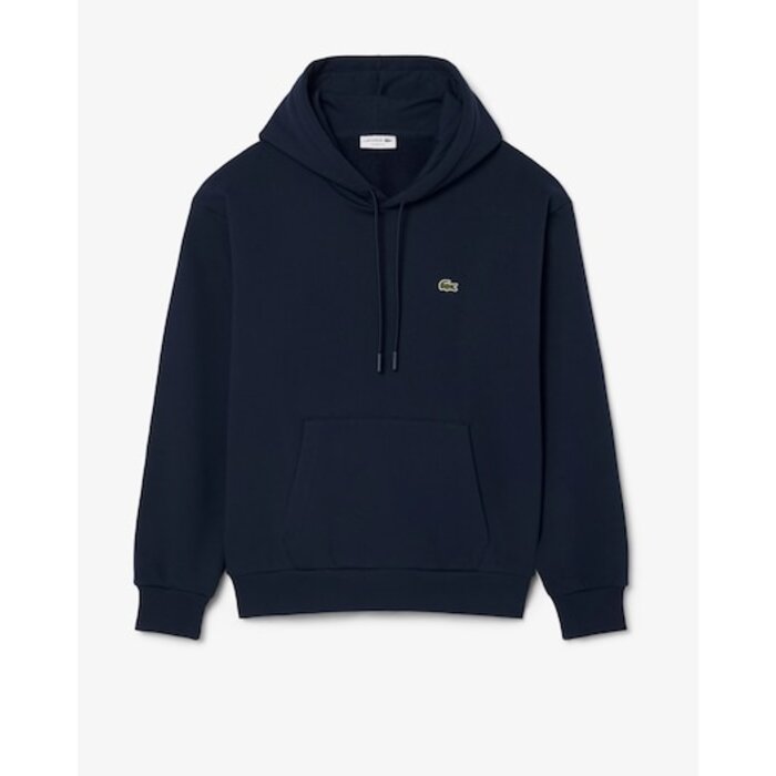 Lacoste Sweatshirt à Capuche Molleton - Bleu Marine