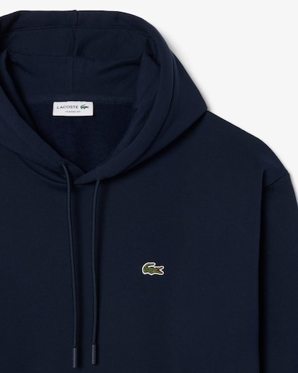 Lacoste Sweatshirt à Capuche Molleton - Bleu Marine