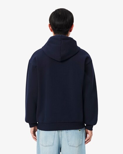 Lacoste Sweatshirt à Capuche Molleton - Bleu Marine
