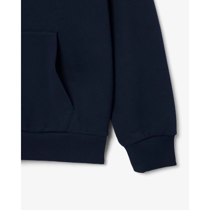Lacoste Sweatshirt à Capuche Molleton - Bleu Marine