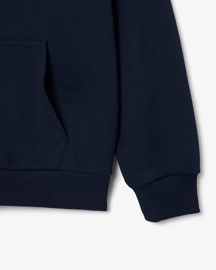 Lacoste Sweatshirt à Capuche Molleton - Bleu Marine