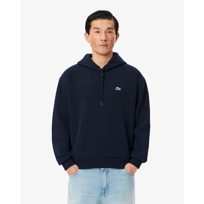 Lacoste Sweatshirt à Capuche Molleton - Bleu Marine
