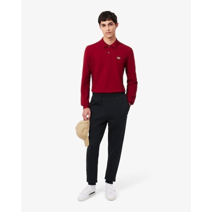 Lacoste Pantalon de Survêtement Molleton Tapered Fit - Noir
