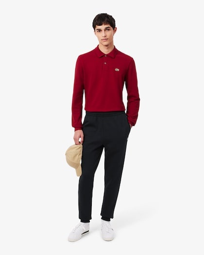 Lacoste Pantalon de Survêtement Molleton Tapered Fit - Noir