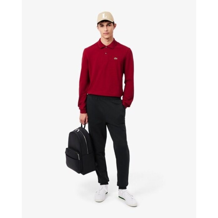 Lacoste Pantalon de Survêtement Molleton Tapered Fit - Noir