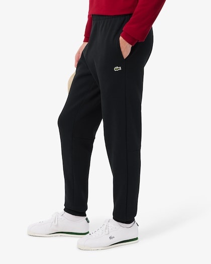 Lacoste Pantalon de Survêtement Molleton Tapered Fit - Noir