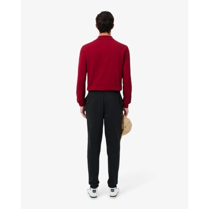 Lacoste Pantalon de Survêtement Molleton Tapered Fit - Noir