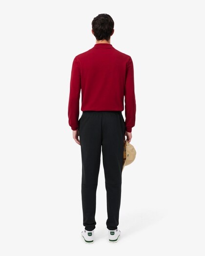 Lacoste Pantalon de Survêtement Molleton Tapered Fit - Noir