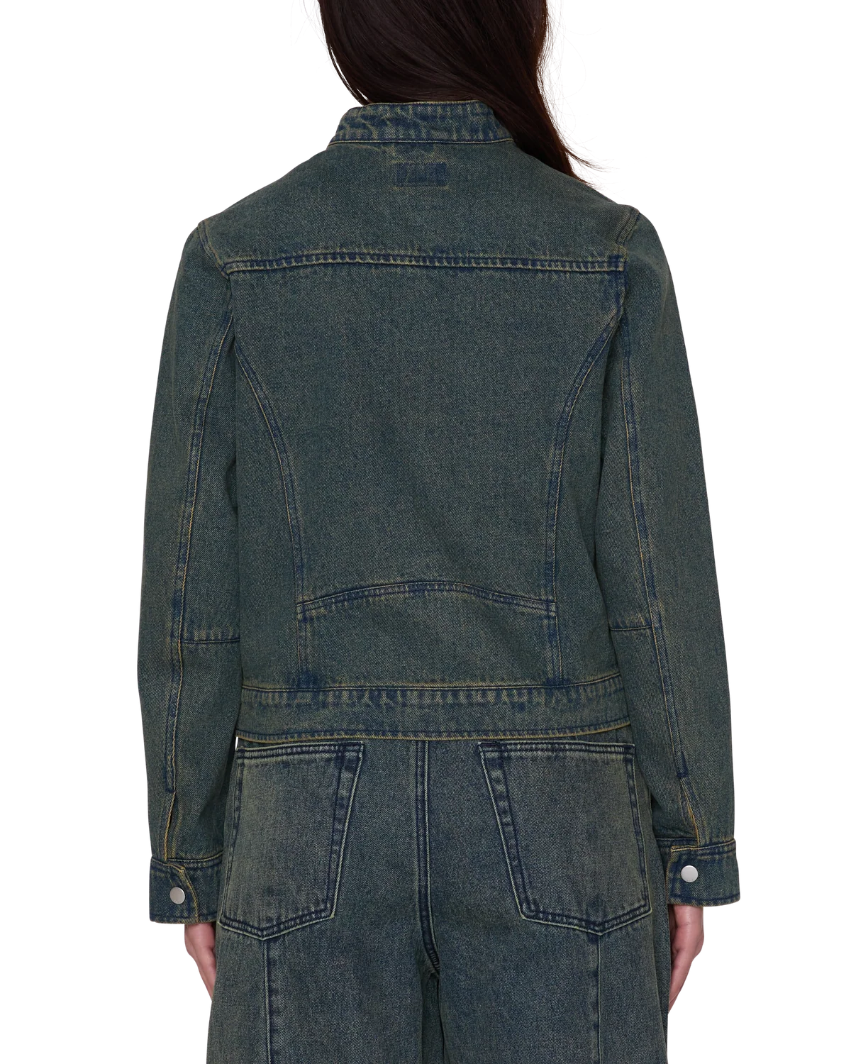 Obey Rove Moto Jacket - Yellow Tint Wash