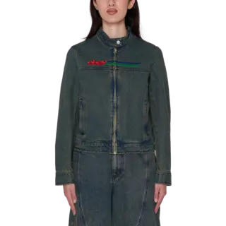 Obey Rove Moto Jacket - Yellow Tint Wash