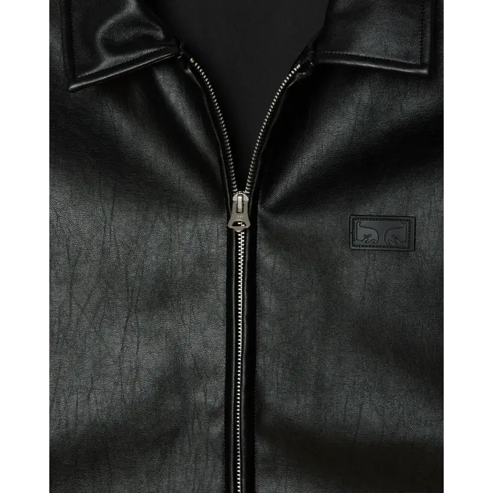 Obey Workman Pu Jacket - Black