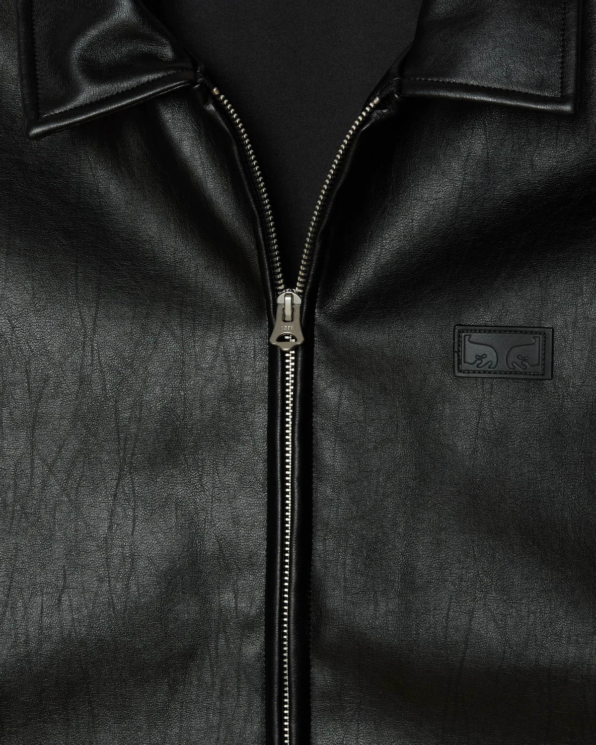 Obey Workman Pu Jacket - Black