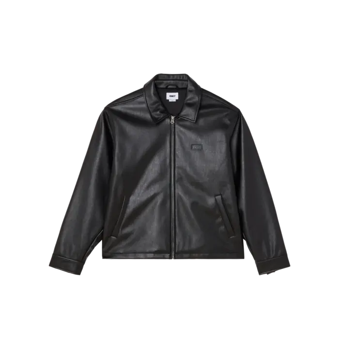 Obey Workman Pu Jacket - Black