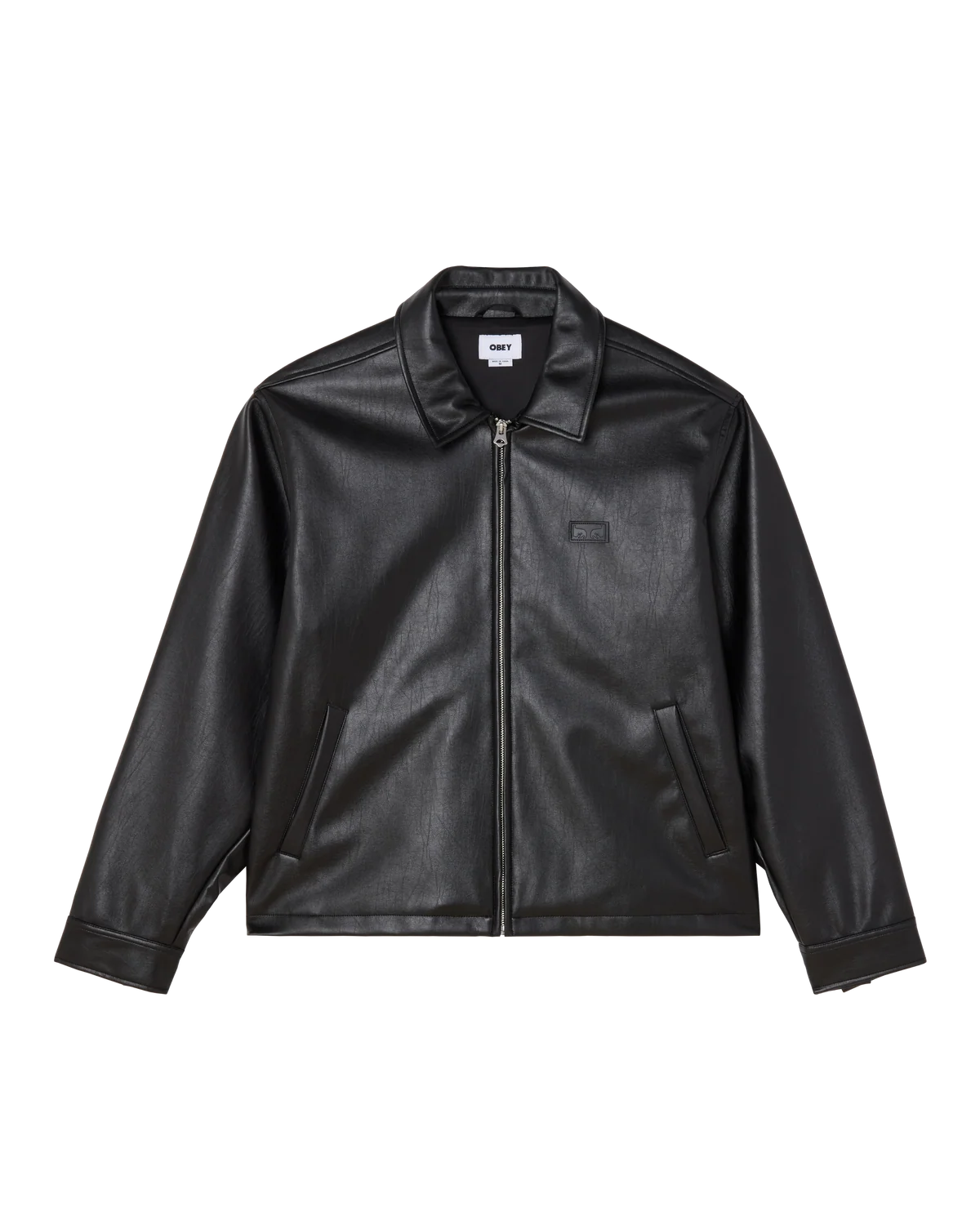 Obey Workman Pu Jacket - Black