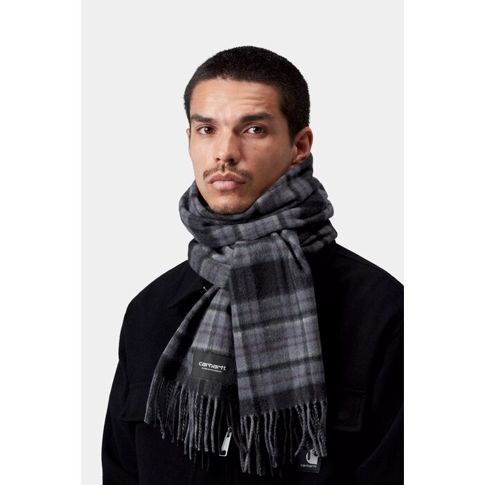 Carhartt WIP Parson Scarf - Parson Check/Shady Purple