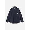W' L/S Marly Shirt Jkt - Blue Heavy Stone Wash