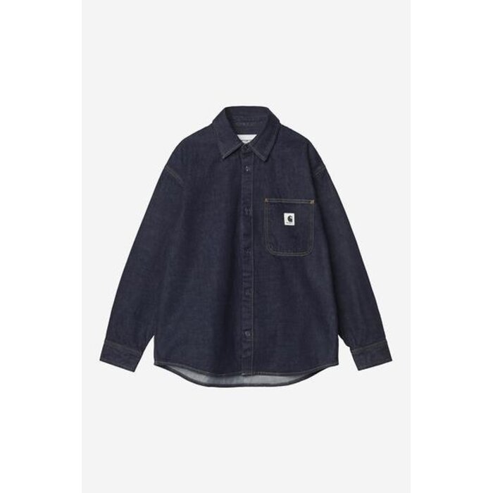 Carhartt WIP W' L/S Marly Shirt Jkt - Blue Heavy Stone Wash