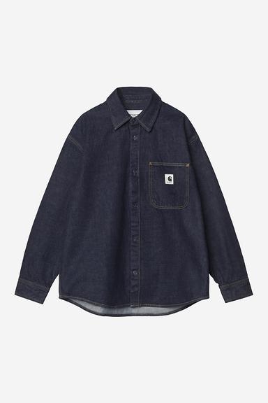 Carhartt WIP W' L/S Marly Shirt Jkt - Blue Heavy Stone Wash