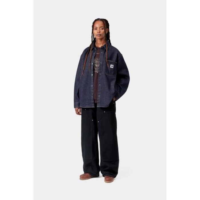 Carhartt WIP W' L/S Marly Shirt Jkt - Blue Heavy Stone Wash