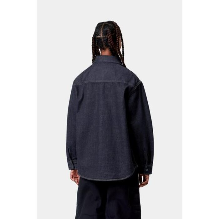 Carhartt WIP W' L/S Marly Shirt Jkt - Blue Heavy Stone Wash
