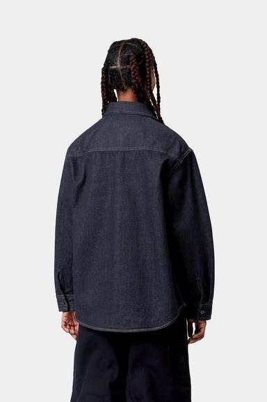 Carhartt WIP W' L/S Marly Shirt Jkt - Blue Heavy Stone Wash