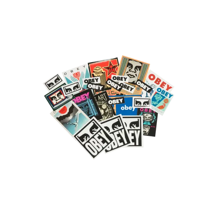 Obey Sticker Pack 7 Assorted