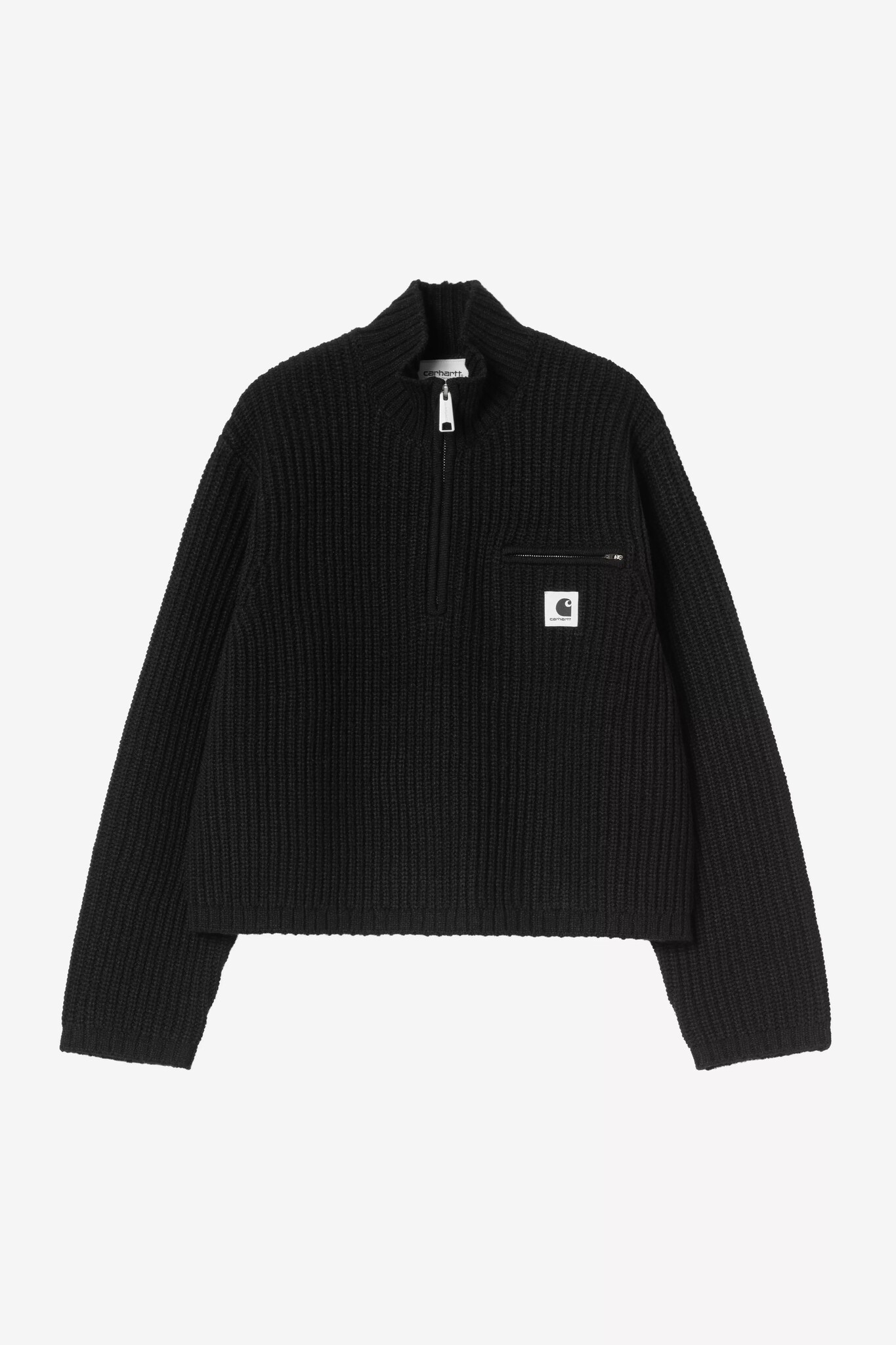 Carhartt WIP W' Detroit Half Zip Sweater - Black