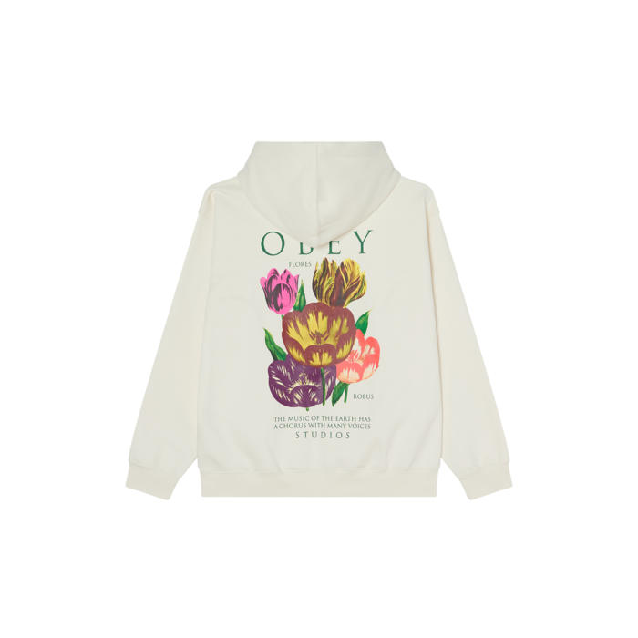 Obey Flores Robus Hood - Unbleached