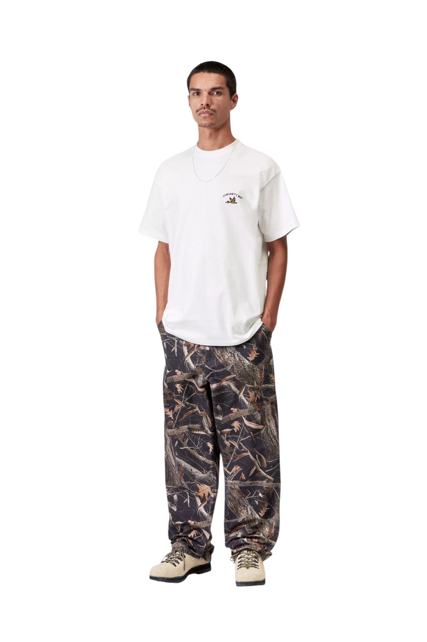 Carhartt WIP S/S Animated Ducks T-Shirt - White