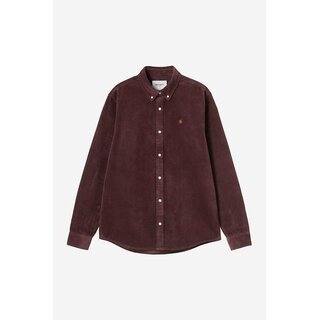 Carhartt WIP L/S Madison Cord Shirt - Amarone