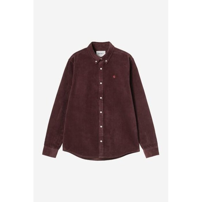 Carhartt WIP L/S Madison Cord Shirt - Amarone