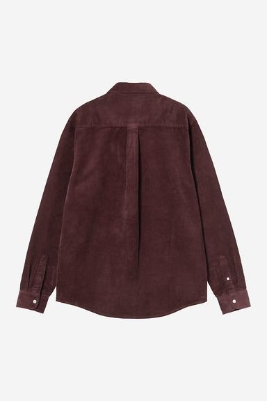 Carhartt WIP L/S Madison Cord Shirt - Amarone