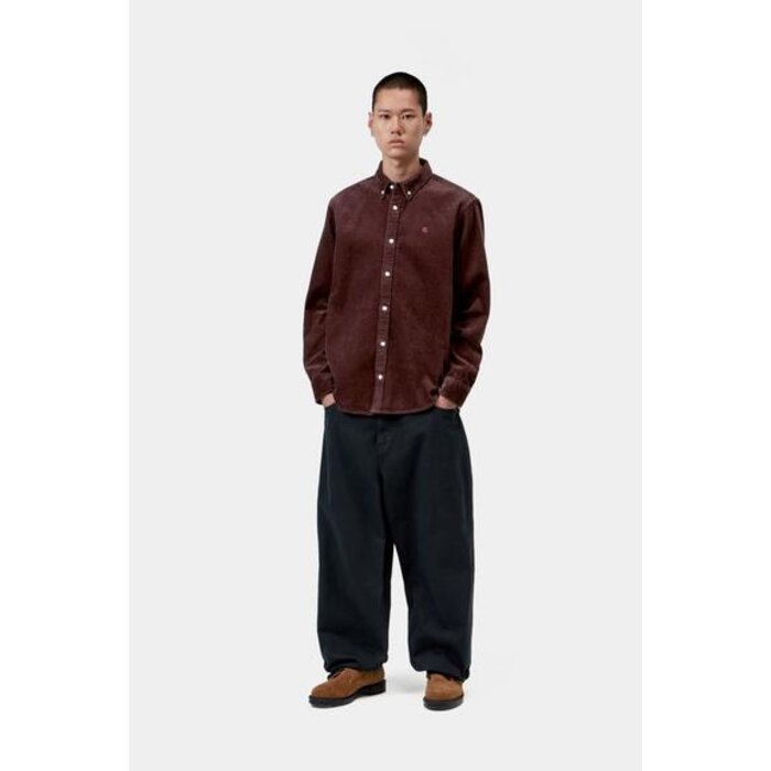 Carhartt WIP L/S Madison Cord Shirt - Amarone