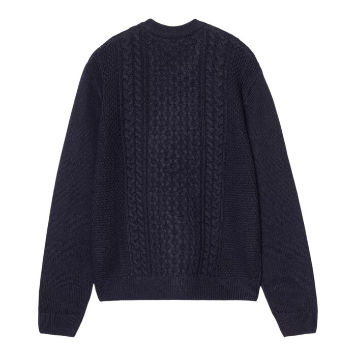 Carhartt WIP Caster Knit Sweater - Dark Navy