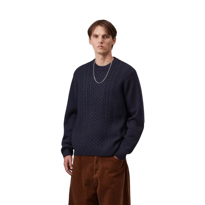 Carhartt WIP Caster Knit Sweater - Dark Navy