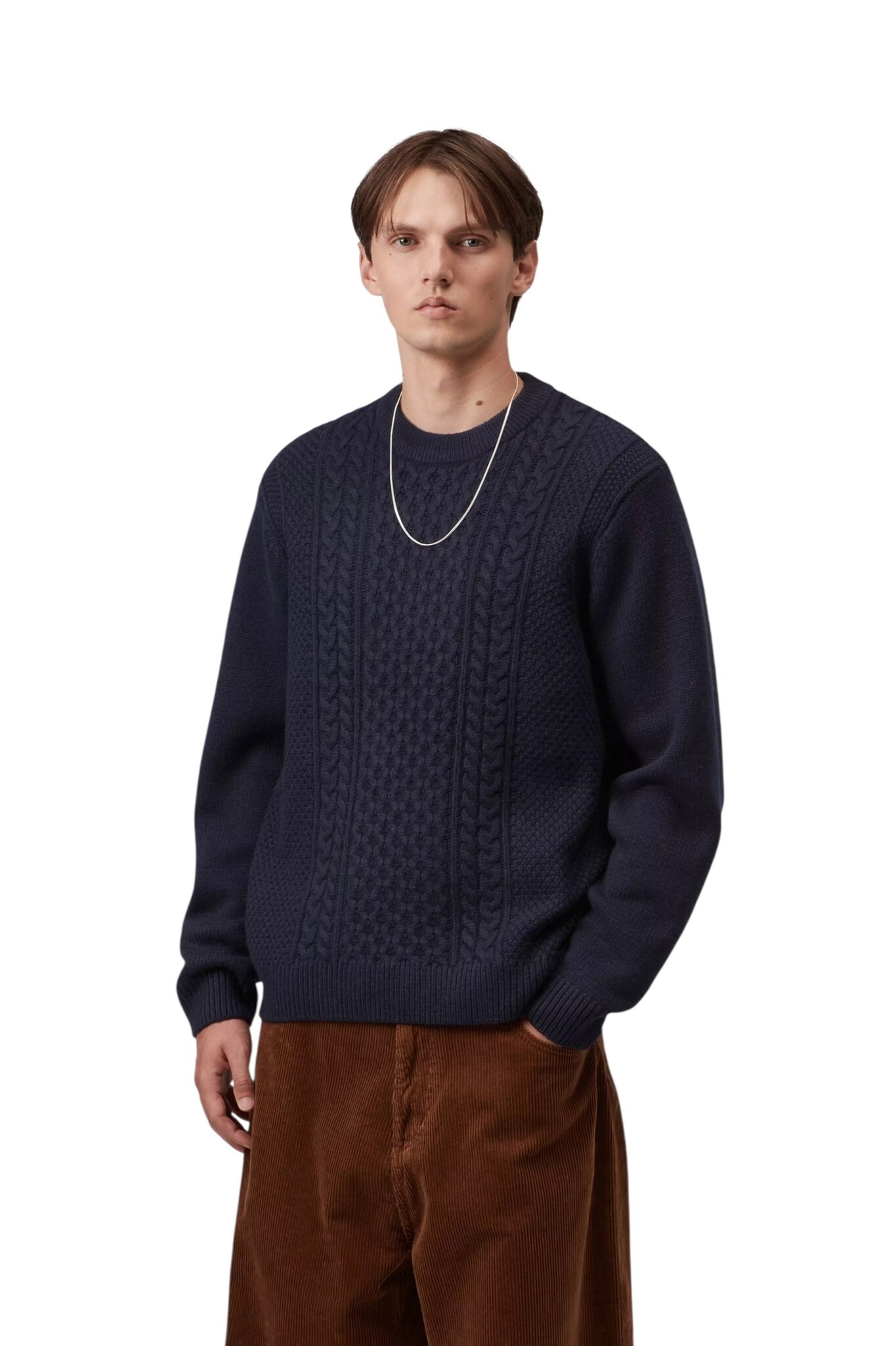 Carhartt WIP Caster Knit Sweater - Dark Navy