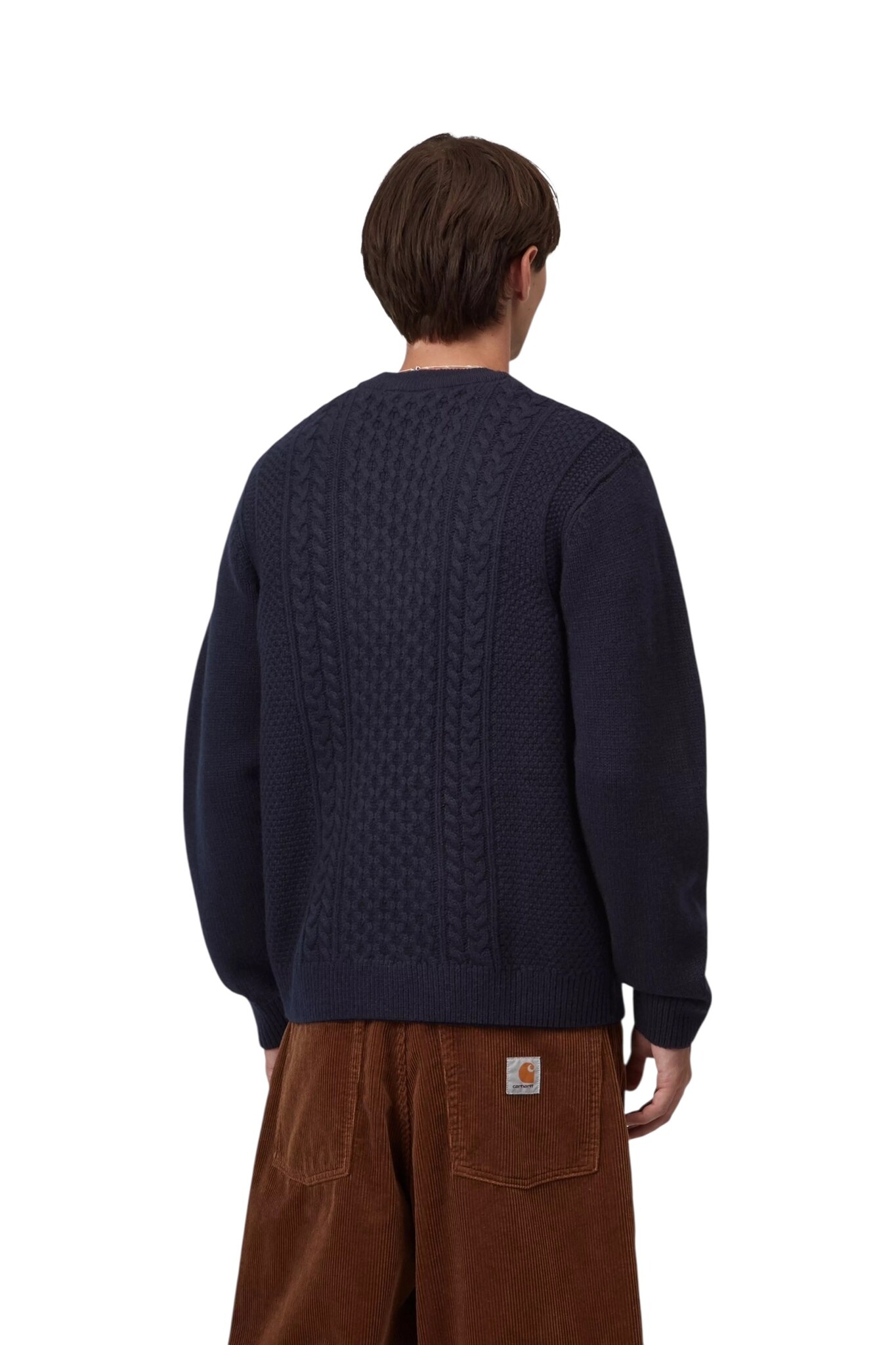 Carhartt WIP Caster Knit Sweater - Dark Navy