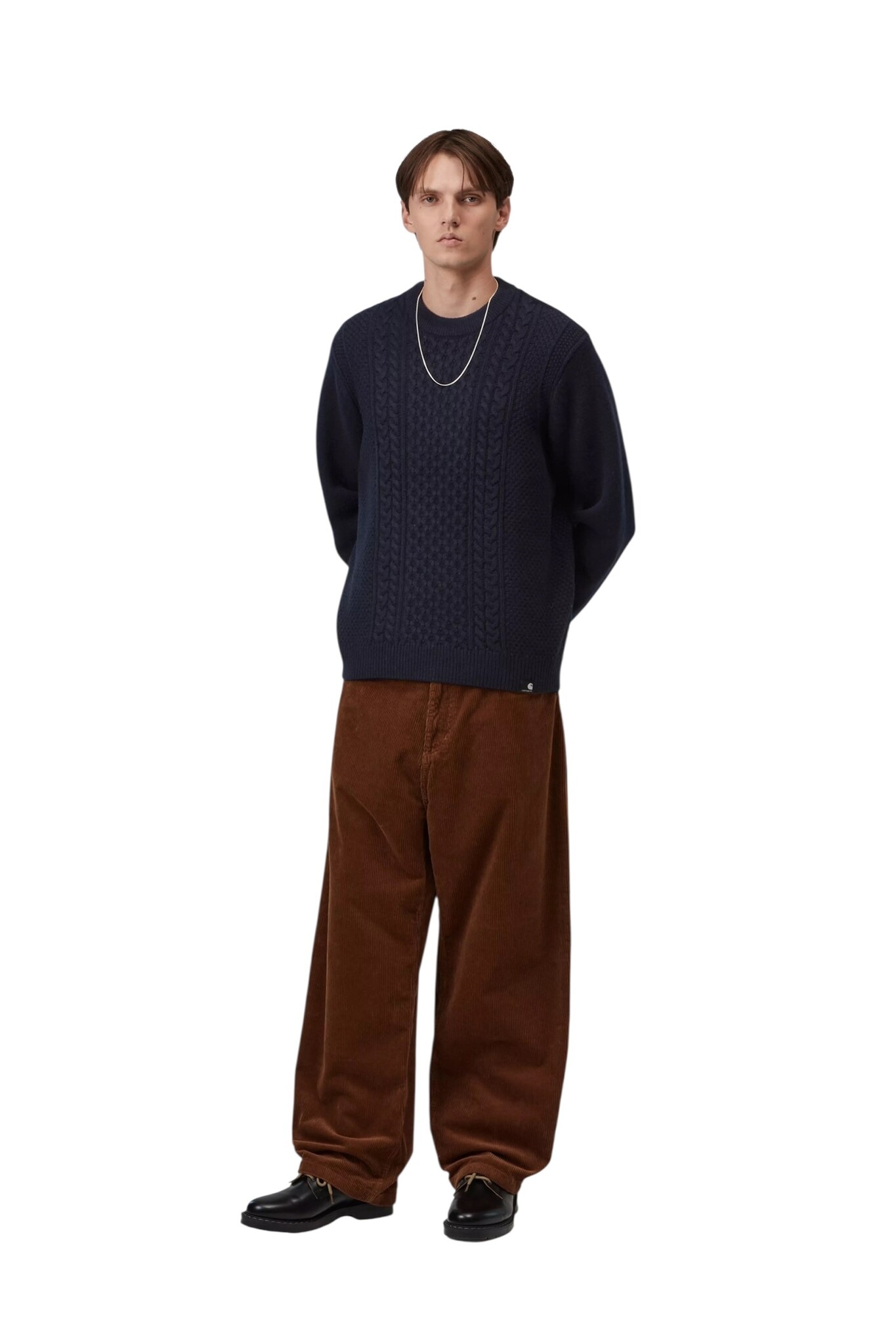 Carhartt WIP Caster Knit Sweater - Dark Navy