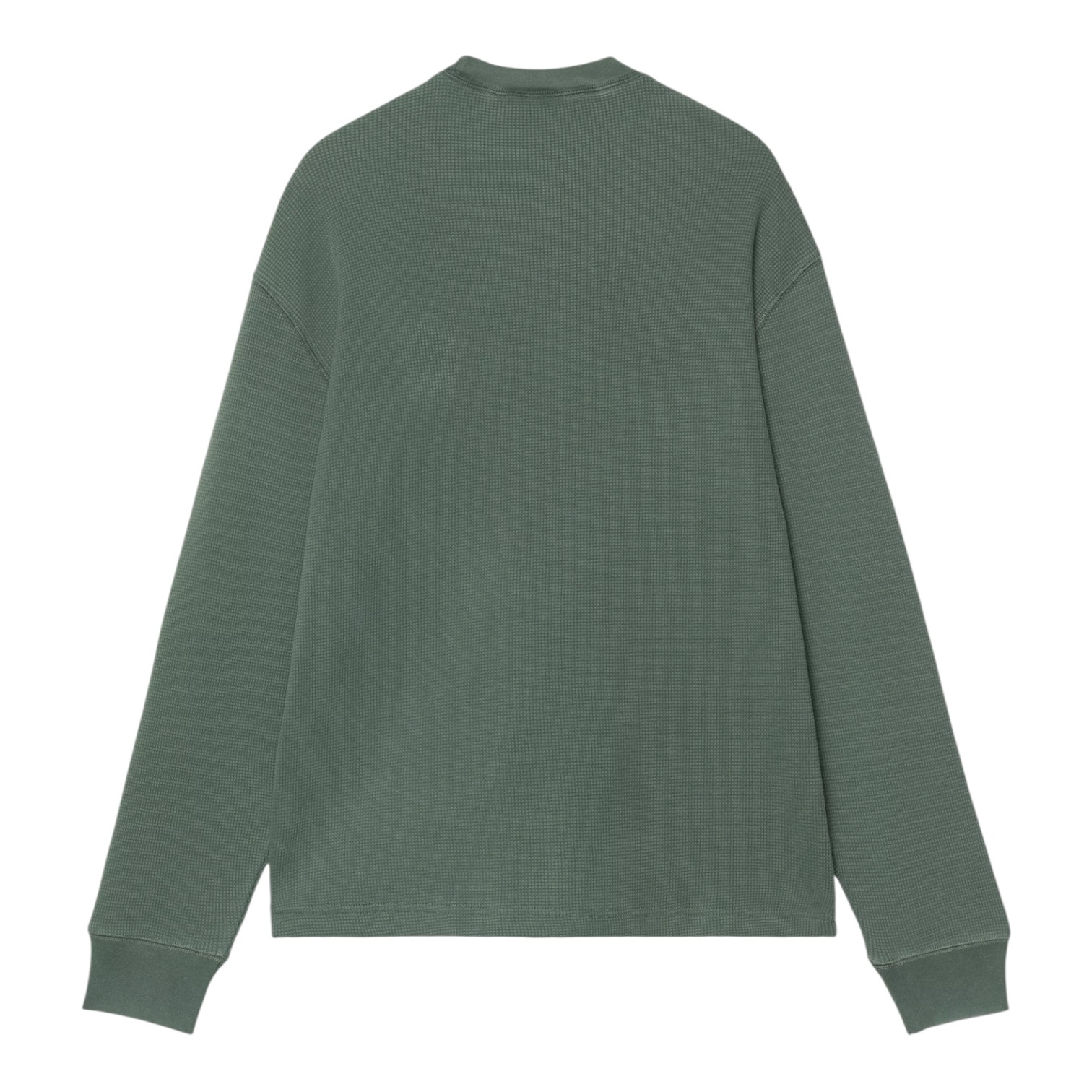 Carhartt WIP L/S Vista Waffle T-shirt - Dark Scarab (Garment Dyed)