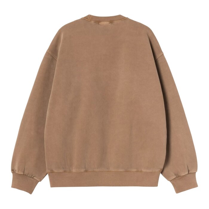 Carhartt WIP Vista Sweat - WIP H Brown (Garment Dyed)