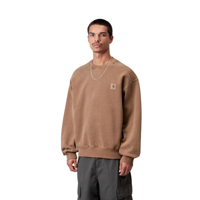 Carhartt WIP Vista Sweat - WIP H Brown (Garment Dyed)