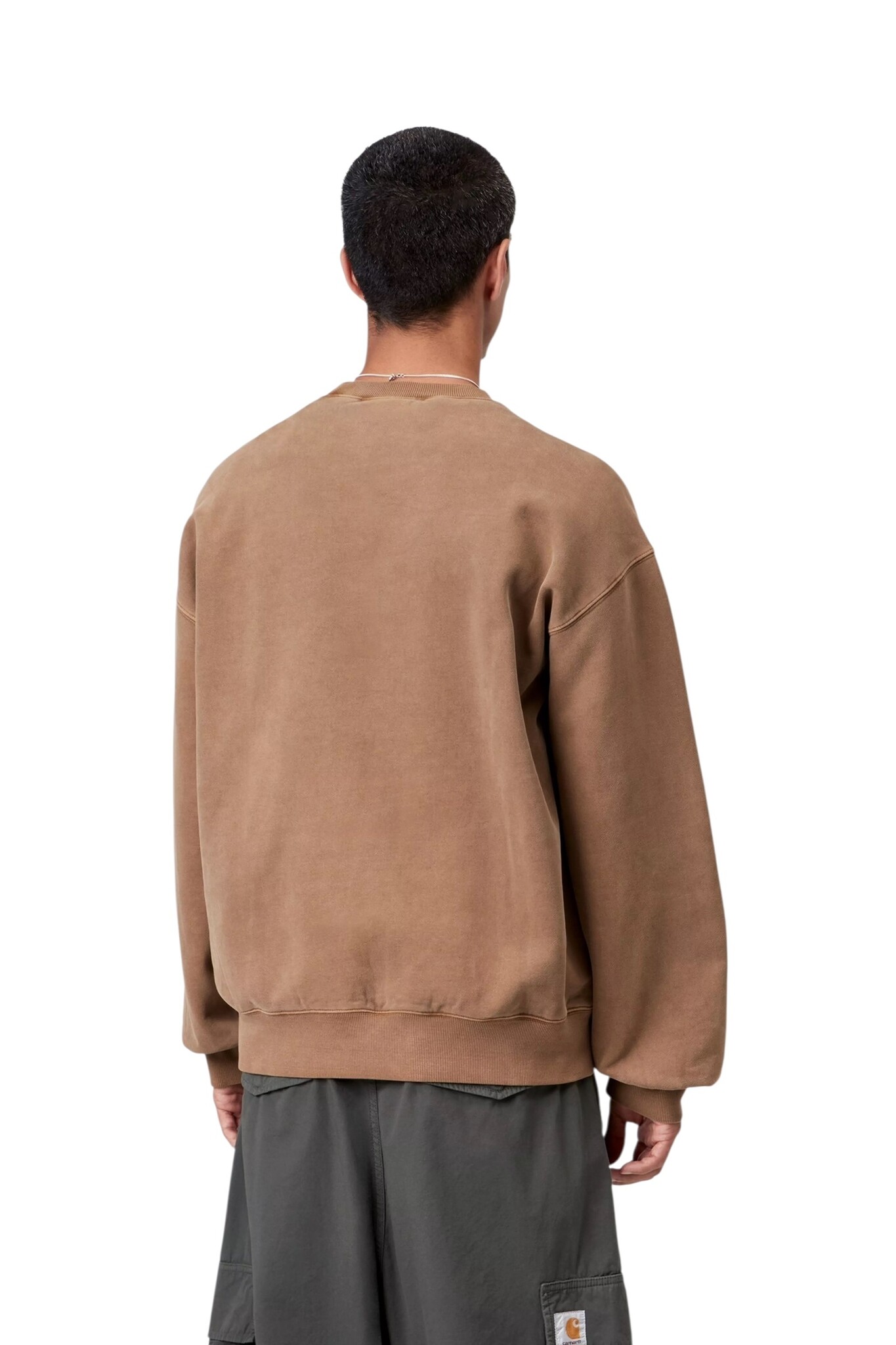 Carhartt WIP Vista Sweat - WIP H Brown (Garment Dyed)