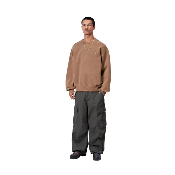 Carhartt WIP Vista Sweat - WIP H Brown (Garment Dyed)
