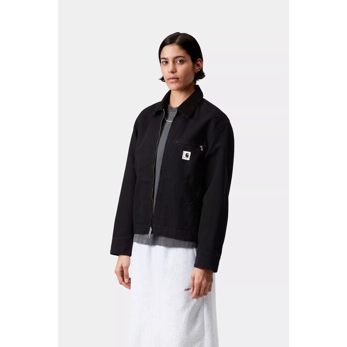 Carhartt WIP W' OG Detroit Jacket - Black/Black rinsed