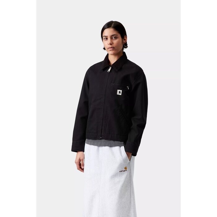 Carhartt WIP W' OG Detroit Jacket - Black/Black rinsed
