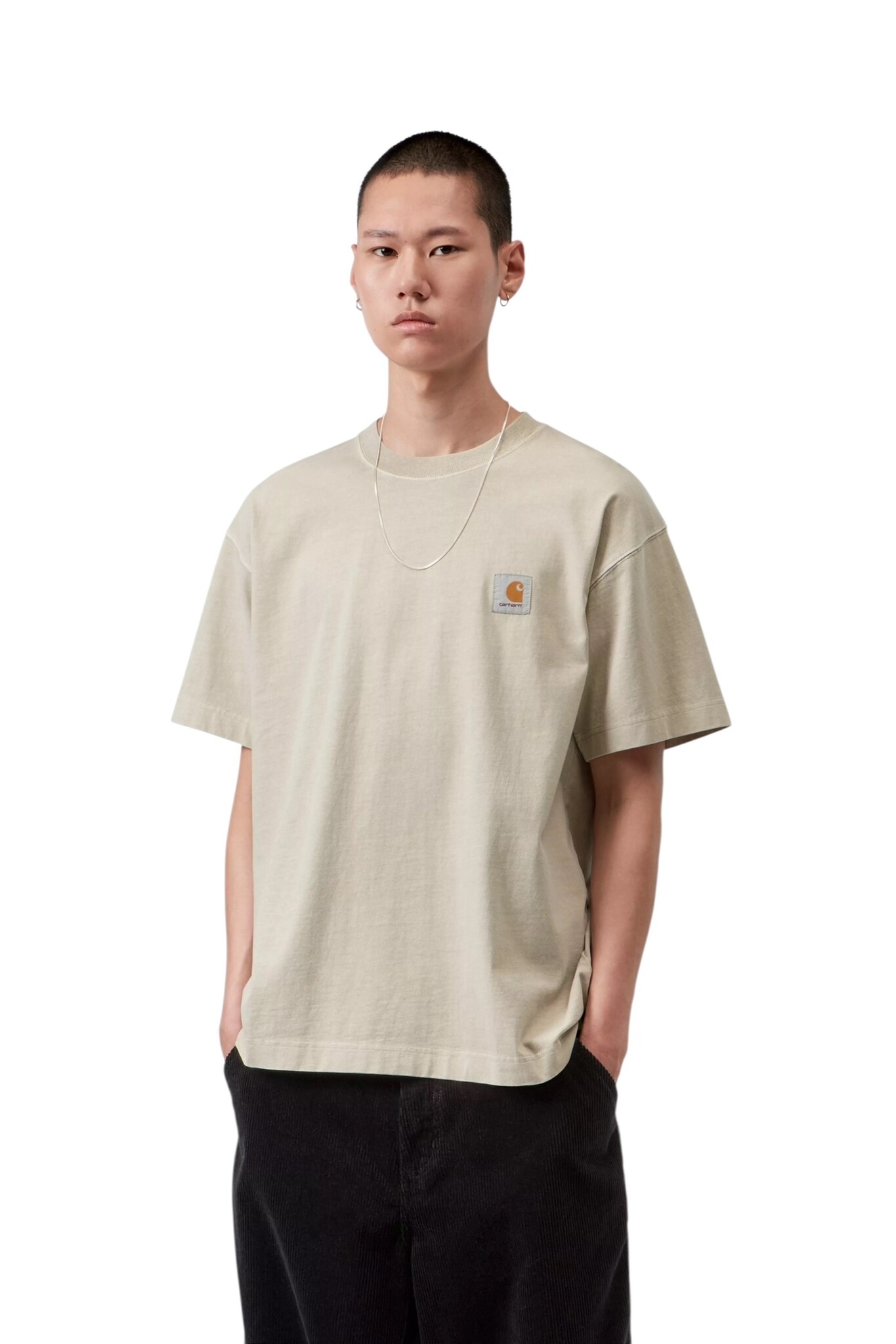 Carhartt WIP S/S Vista T-Shirt - Fleur De Sel (Garment Dyed)
